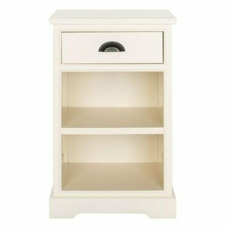 SAFAVIEH Griffin Side Table- White - 30 x 13.75 x 17.75 in. AMH5719C